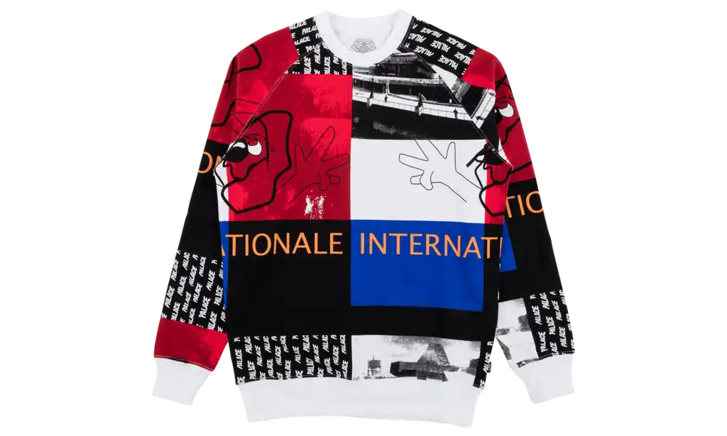 Affordable Palace Internationale Collage Crewneck 