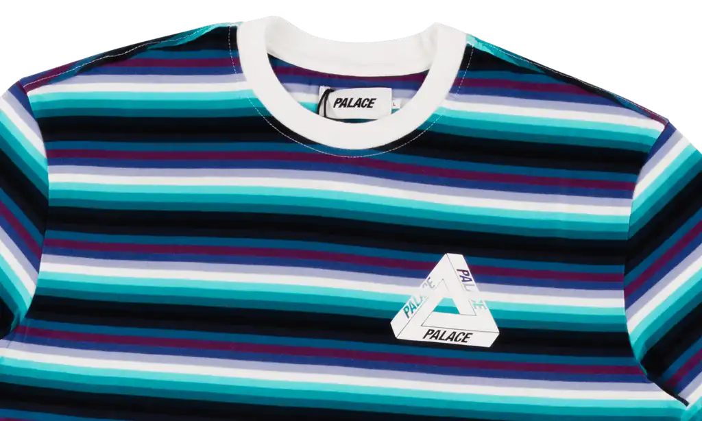 Cheap Palace Thin Stripe T-Shirt