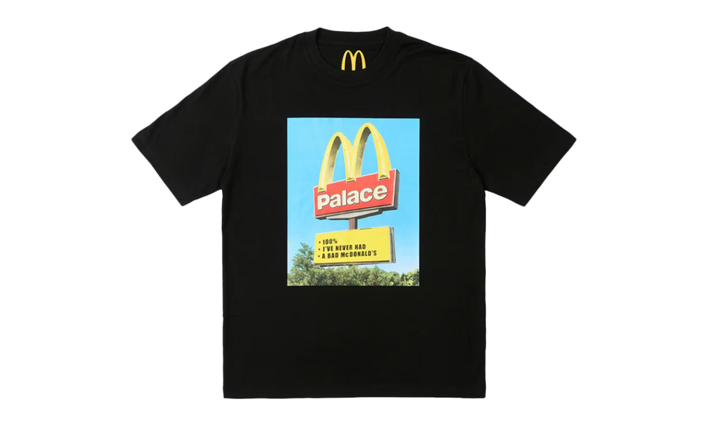 Palace McDonald's Sign T-shirt "BLACK"