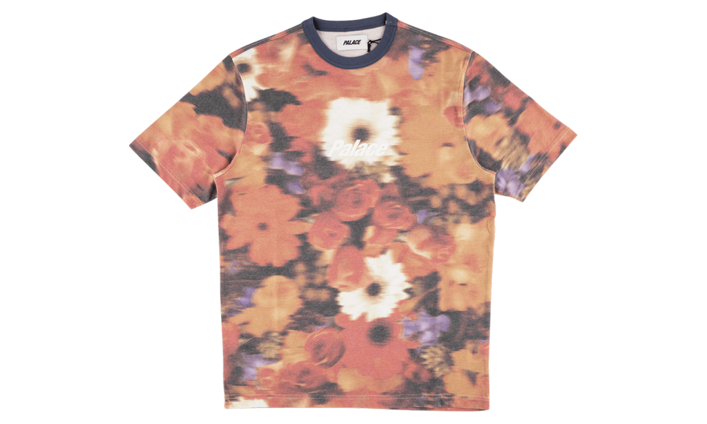 Palace Blurry Flower Ringer T-Shirt