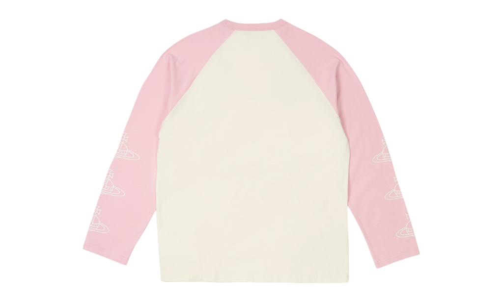 Palace Raglan Longsleeve "Vivienne Westwood - White Pink"