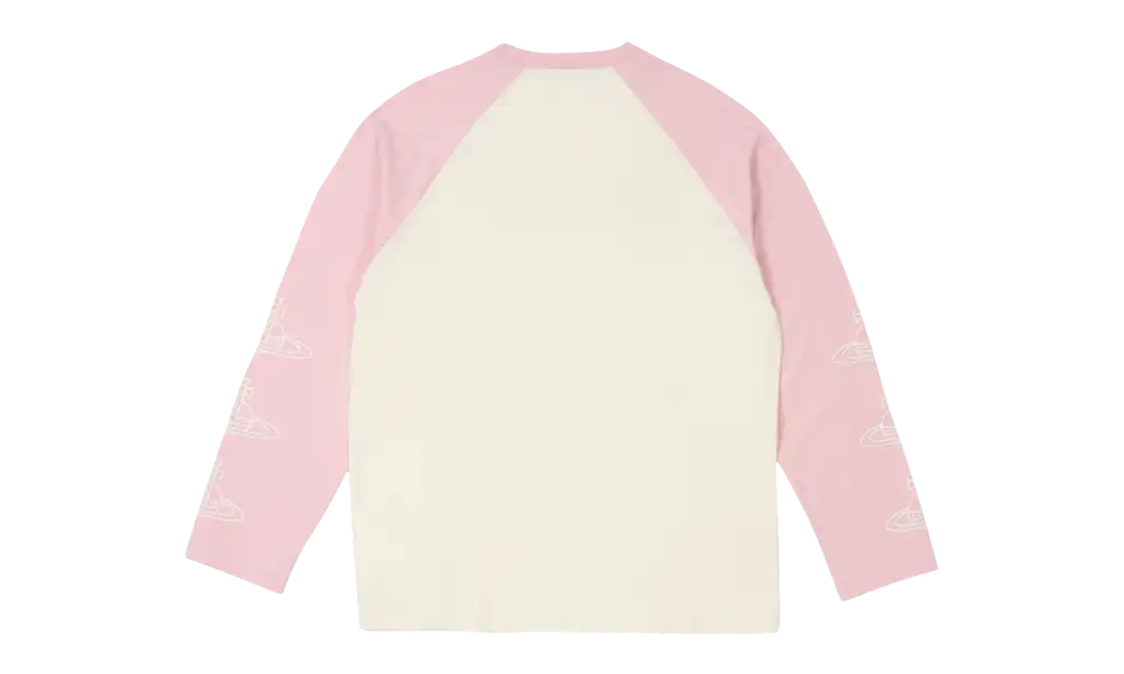 Palace Raglan Longsleeve "Vivienne Westwood - White Pink"