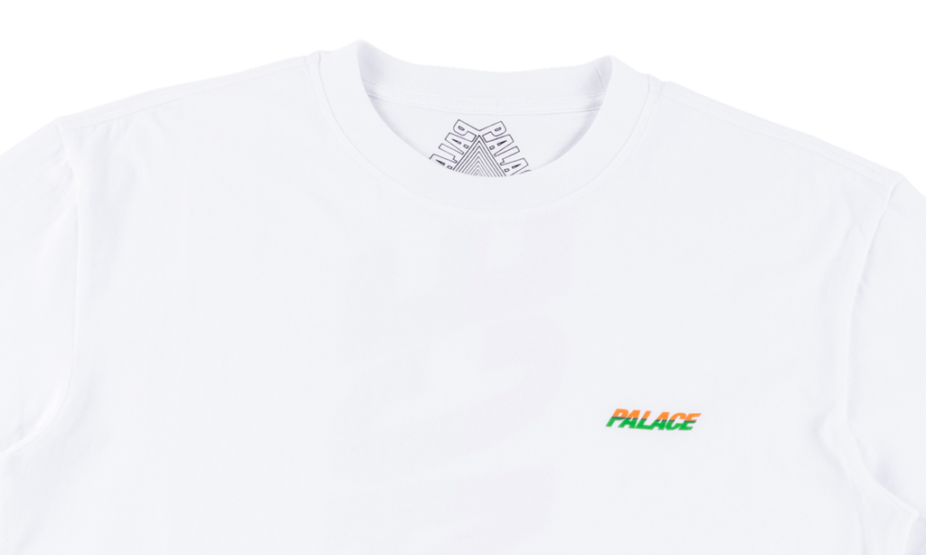 Cheap Palace Stripe Font T-Shirt