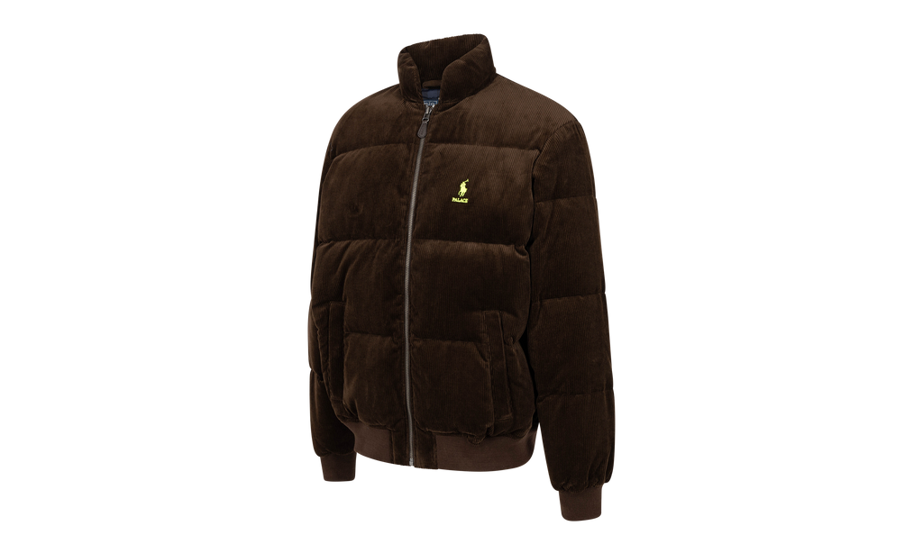 Palace Ralph Lauren Corduroy Down Jacket "Mohican Brown"