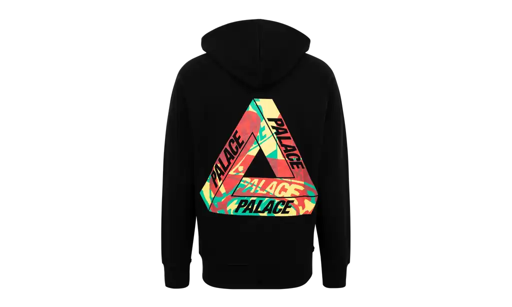 Affordable Palace One Wave Rasta Tri-Ferg Hoodie