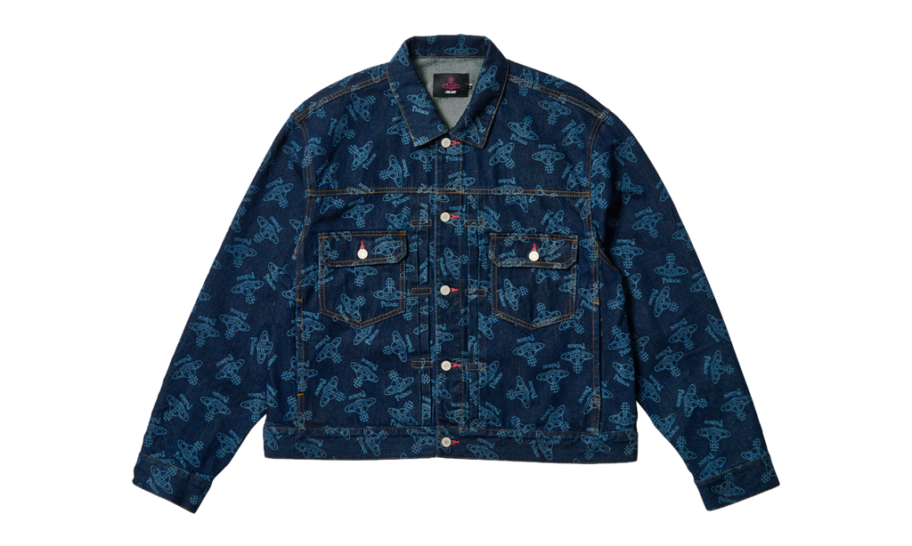 Affordable Palace Denim Jacket "Vivienne Westwood - Indigo"