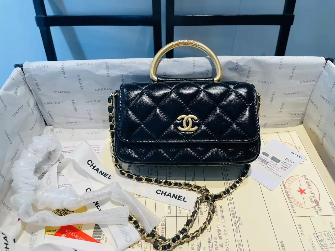 Replica bags Chanel 23B Metal Bracelet Mobile Phone Case Mini
