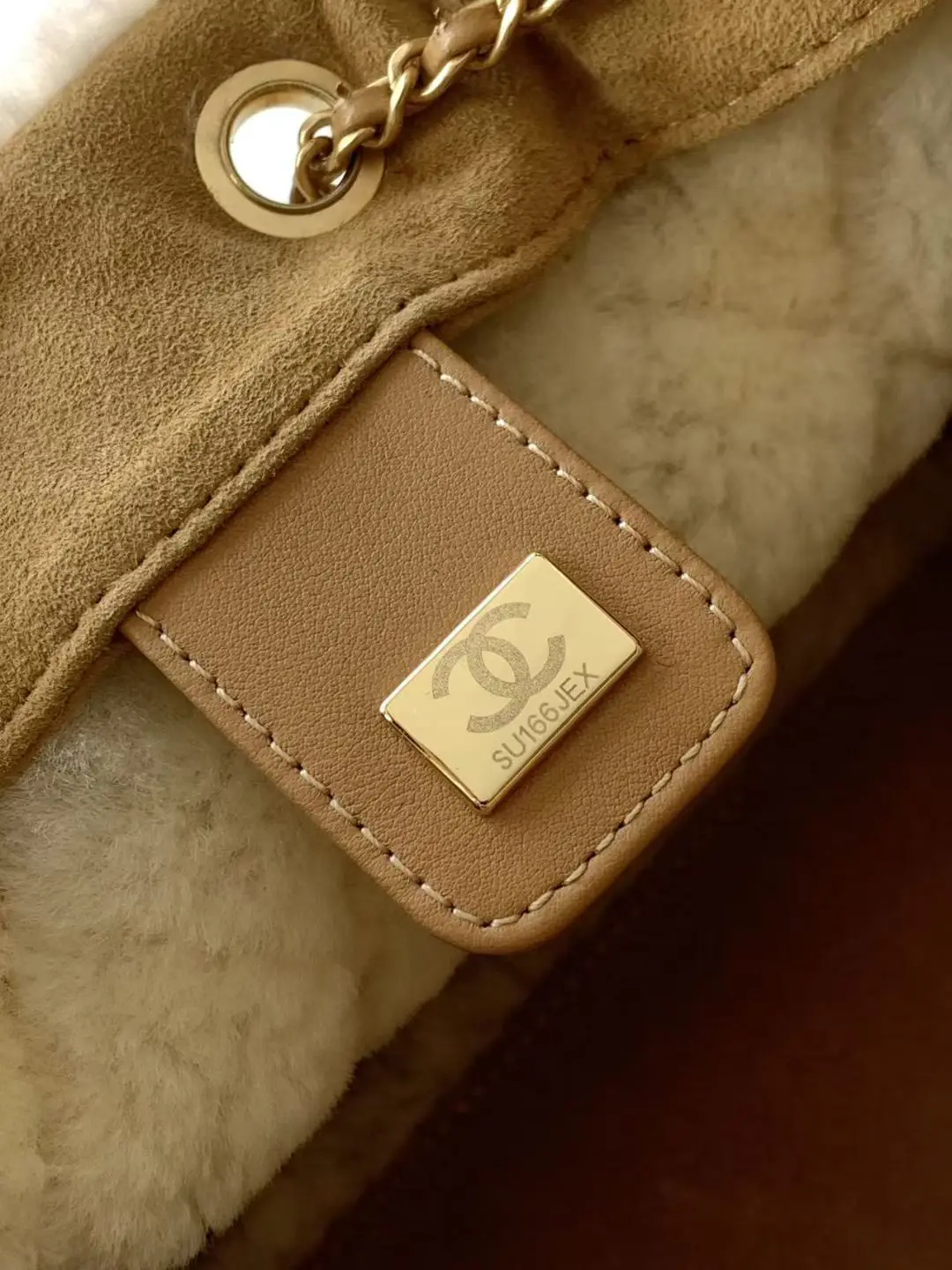 Chanel 25 Small Wool Hobo Bag AS5293 Brown