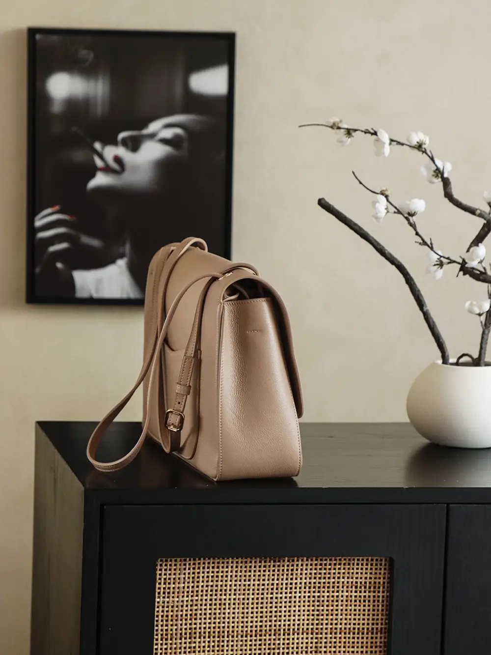 Chanel 26 Shopping Bag Beige