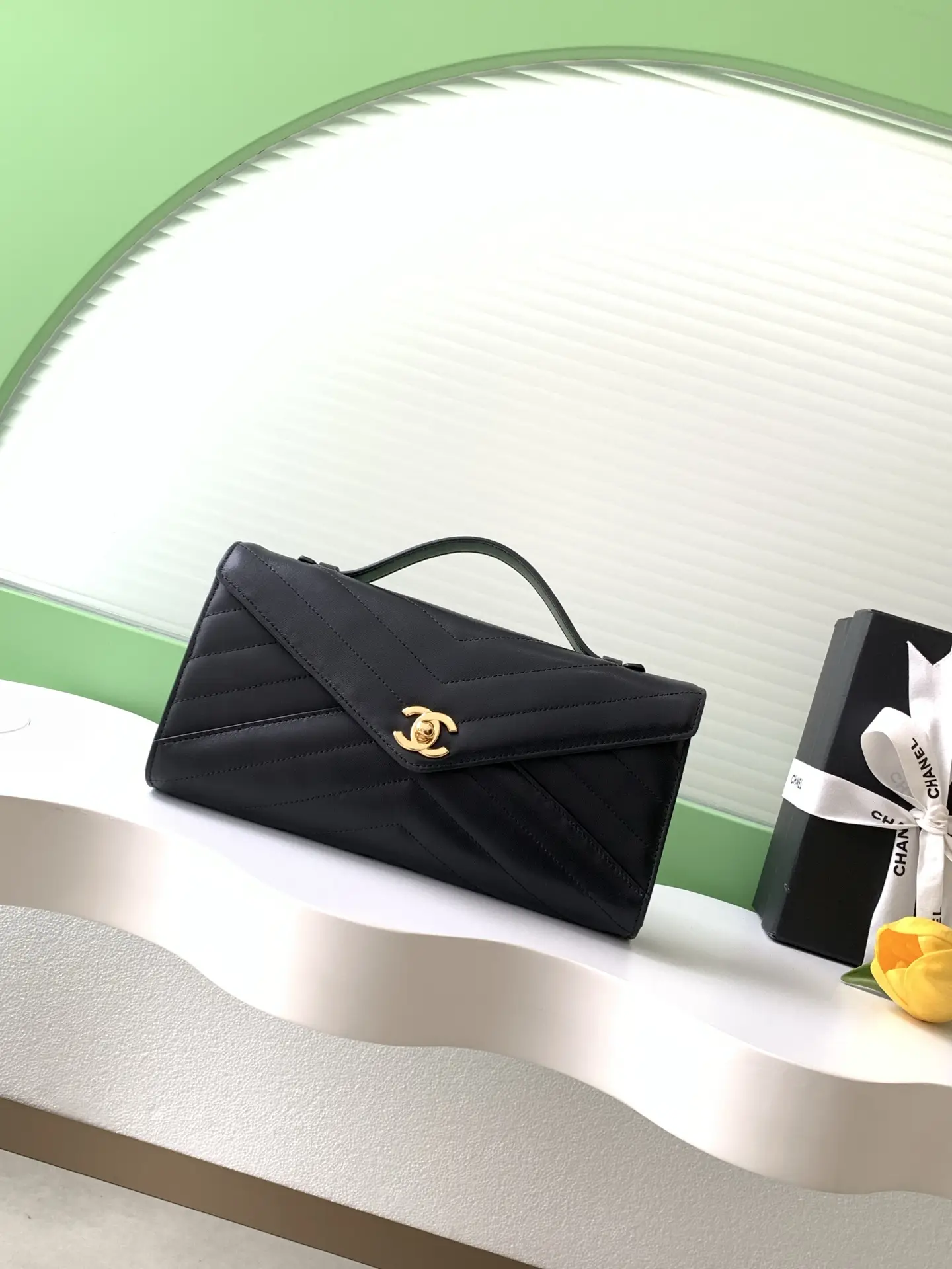 Chanel 26X Envelope Bag AS6044 Black