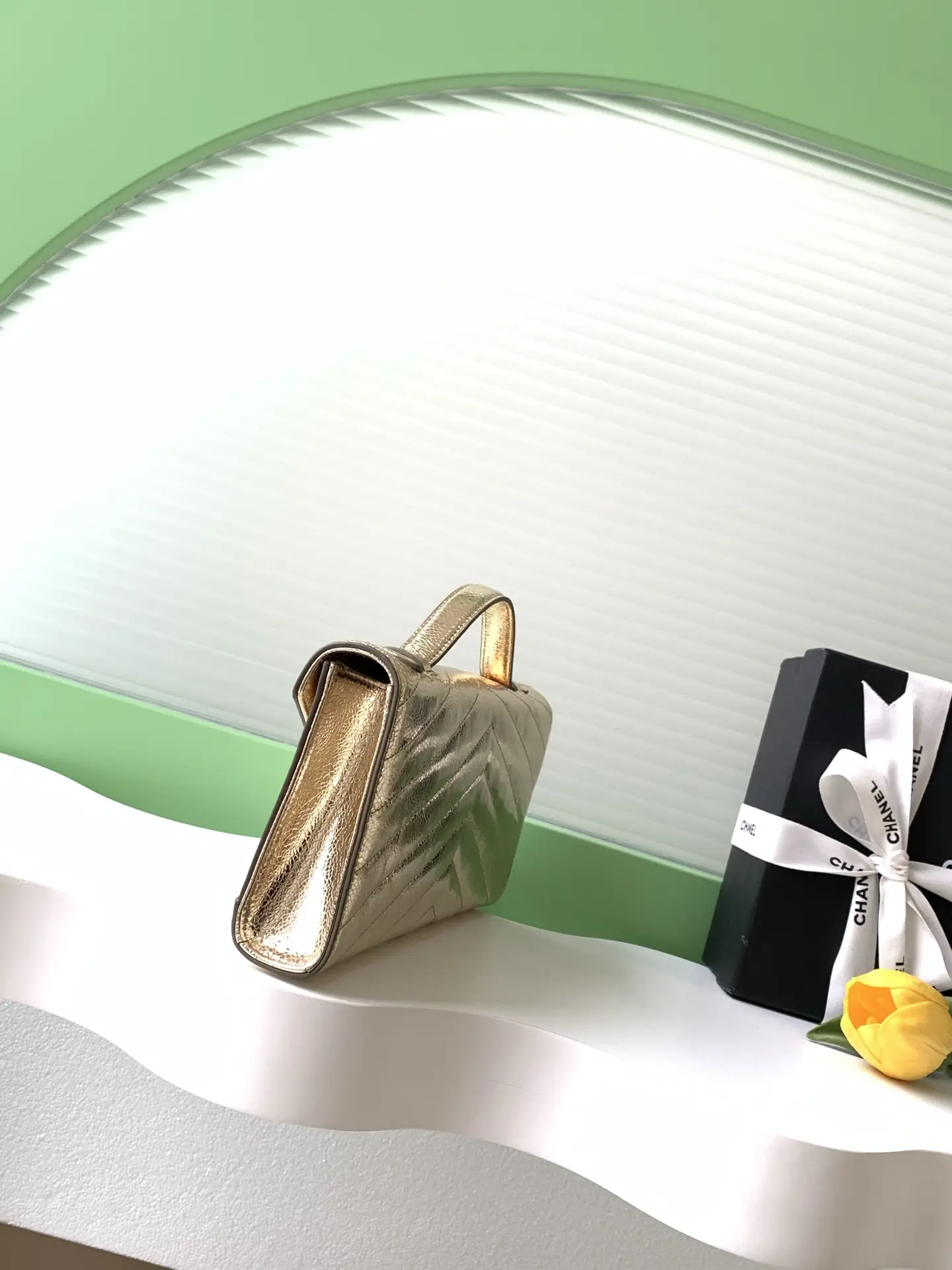 Chanel 26X Envelope Bag AS6044 Gold