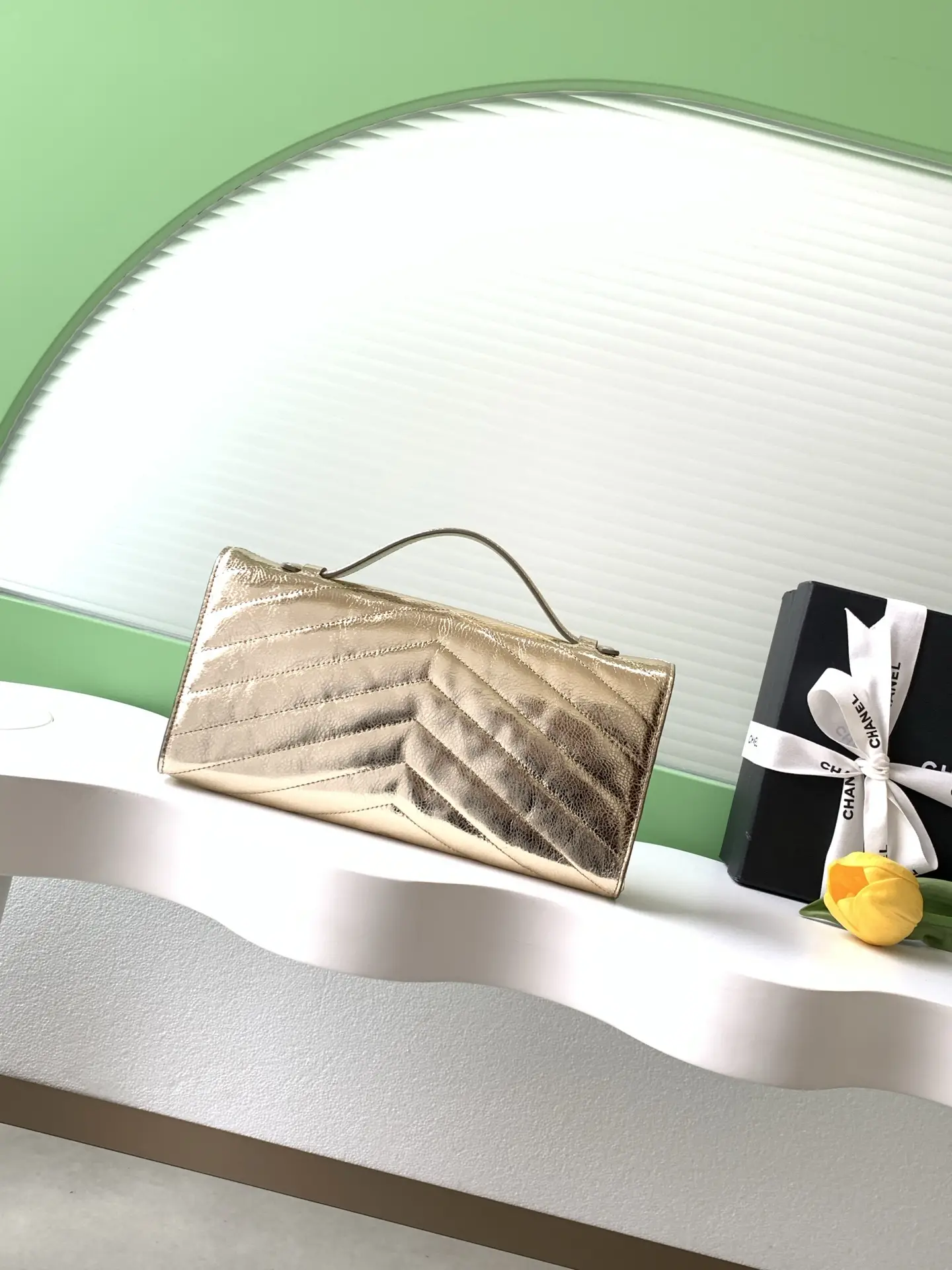 Chanel 26X Envelope Bag AS6044 Gold