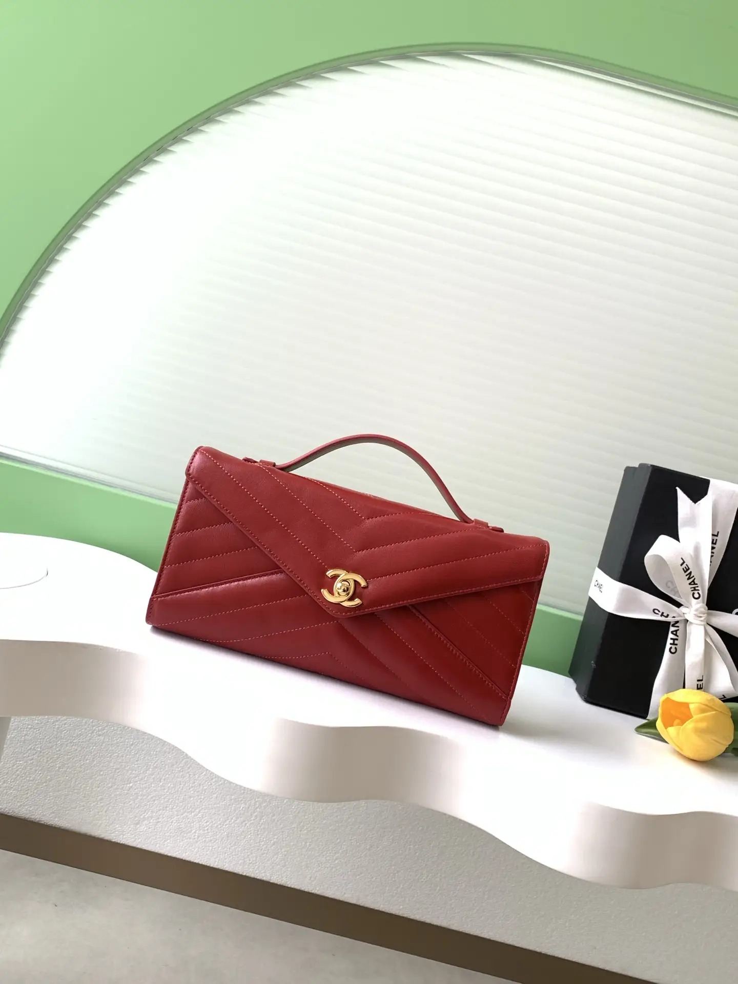 Chanel 26X Envelope Bag AS6044 Red