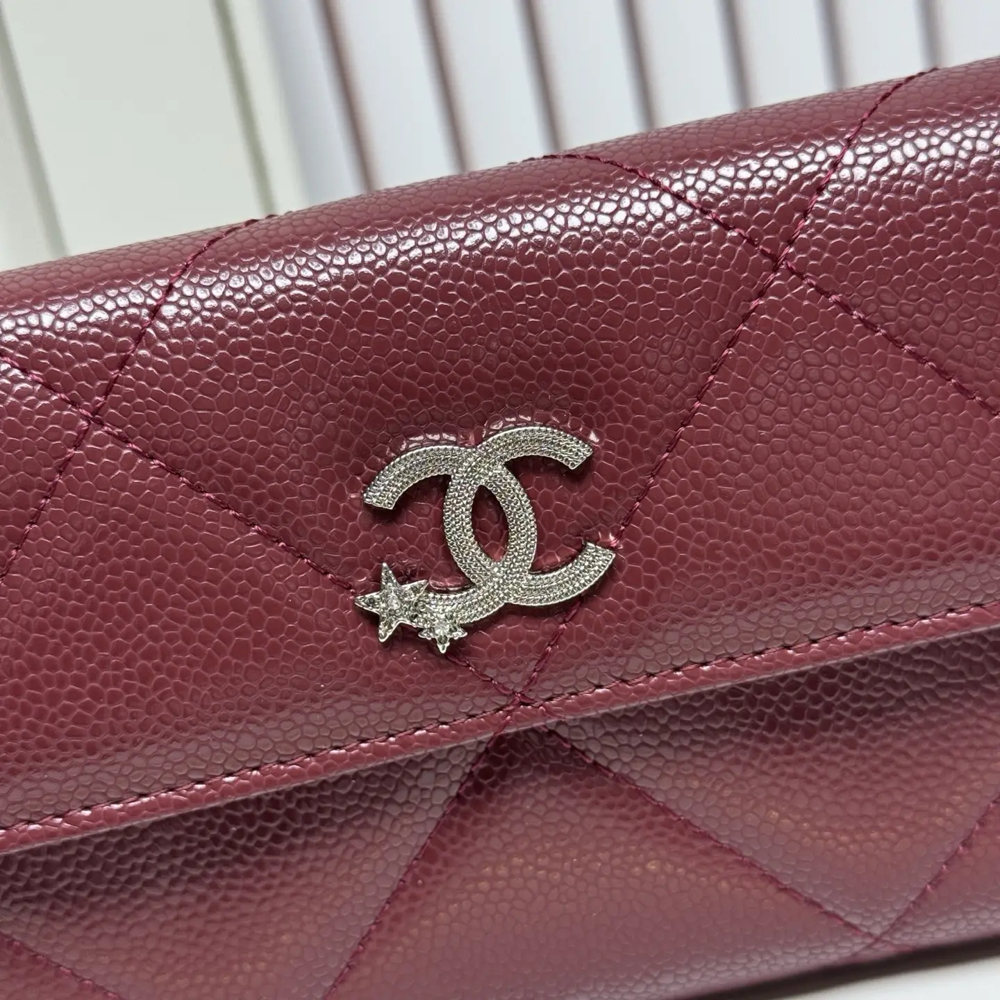 Chanel Chain Crossbody Bag Red