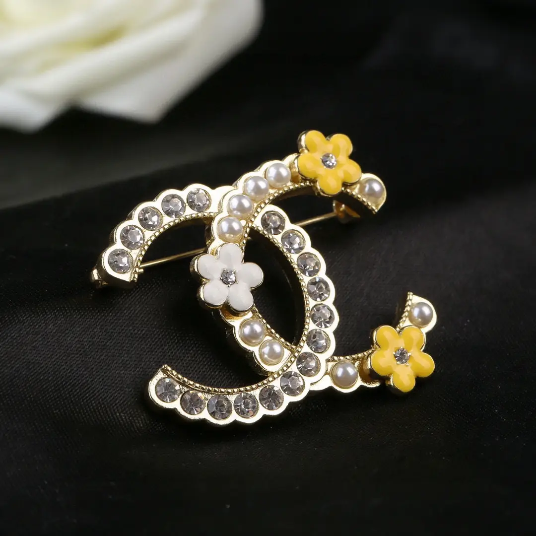 Chanel Flower Diamond Brooch
