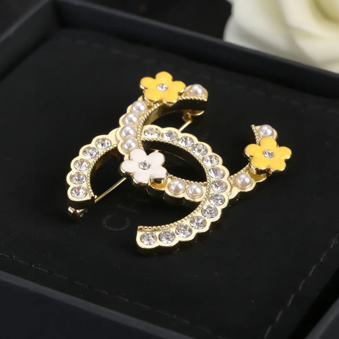 Chanel Flower Diamond Brooch