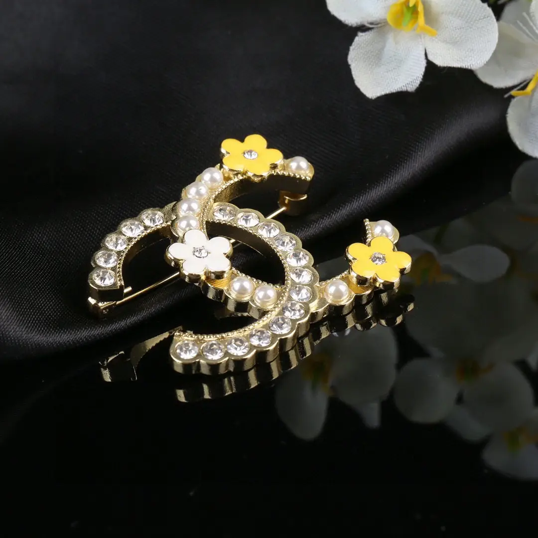 Chanel Flower Diamond Brooch