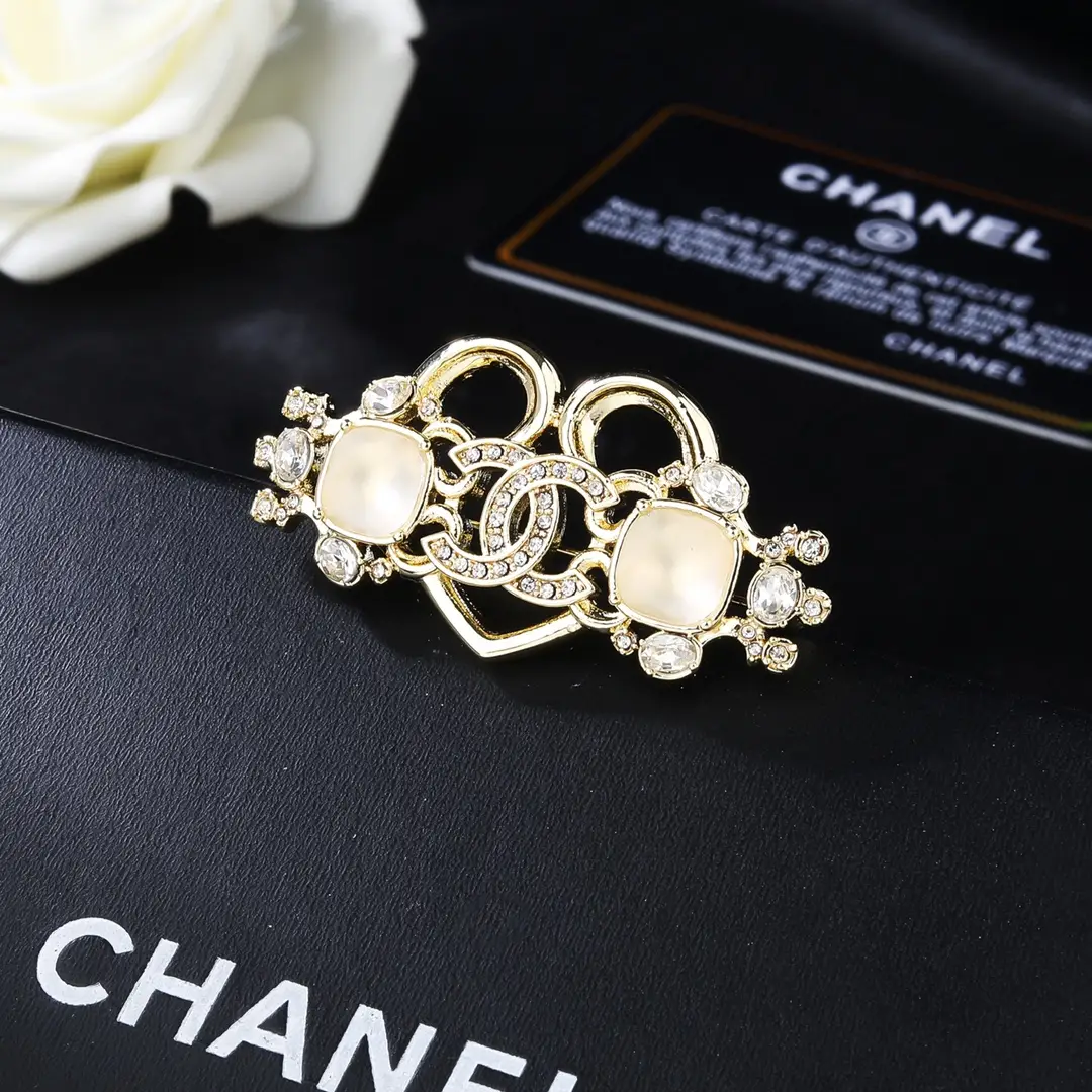 Chanel Heart Brooch