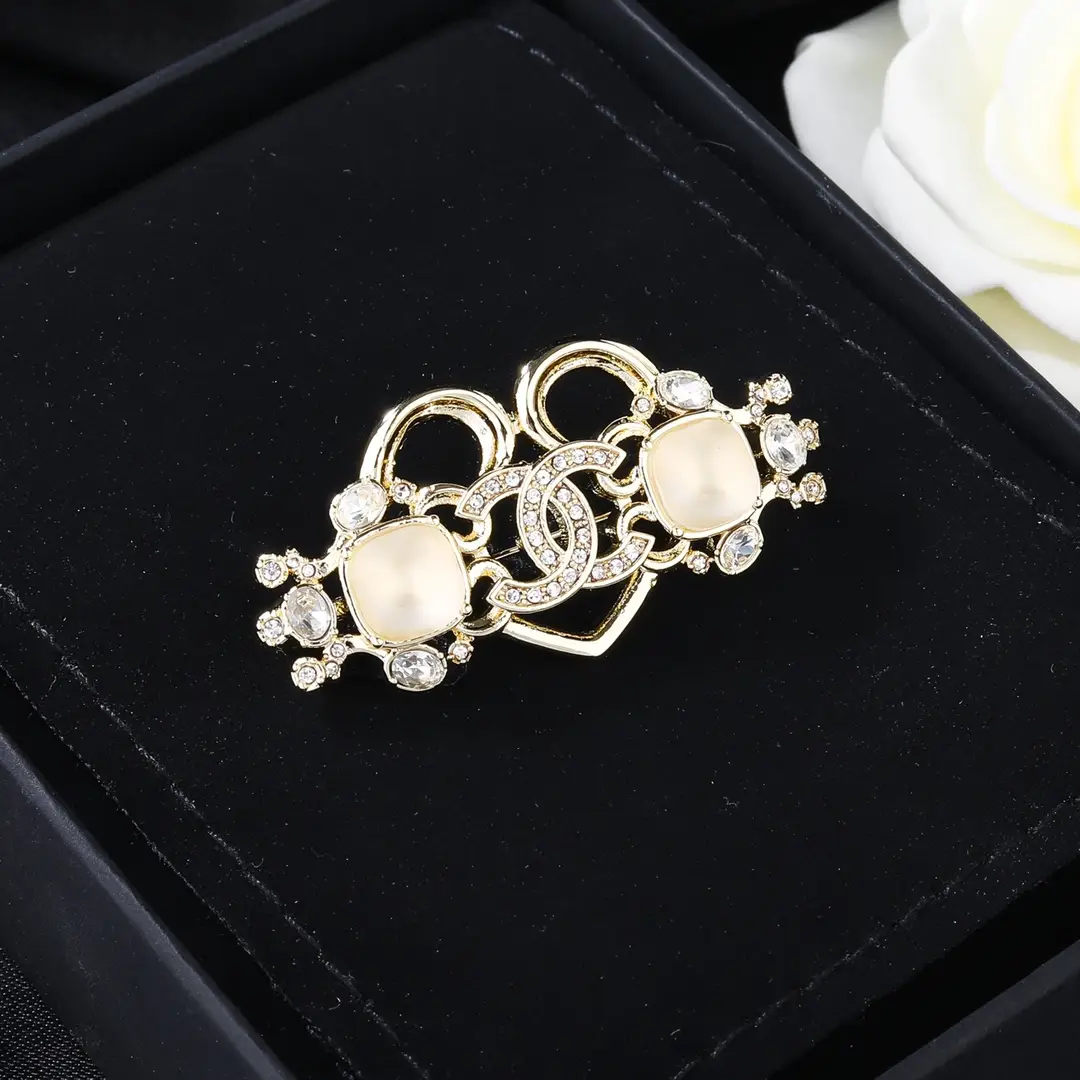 Chanel Heart Brooch