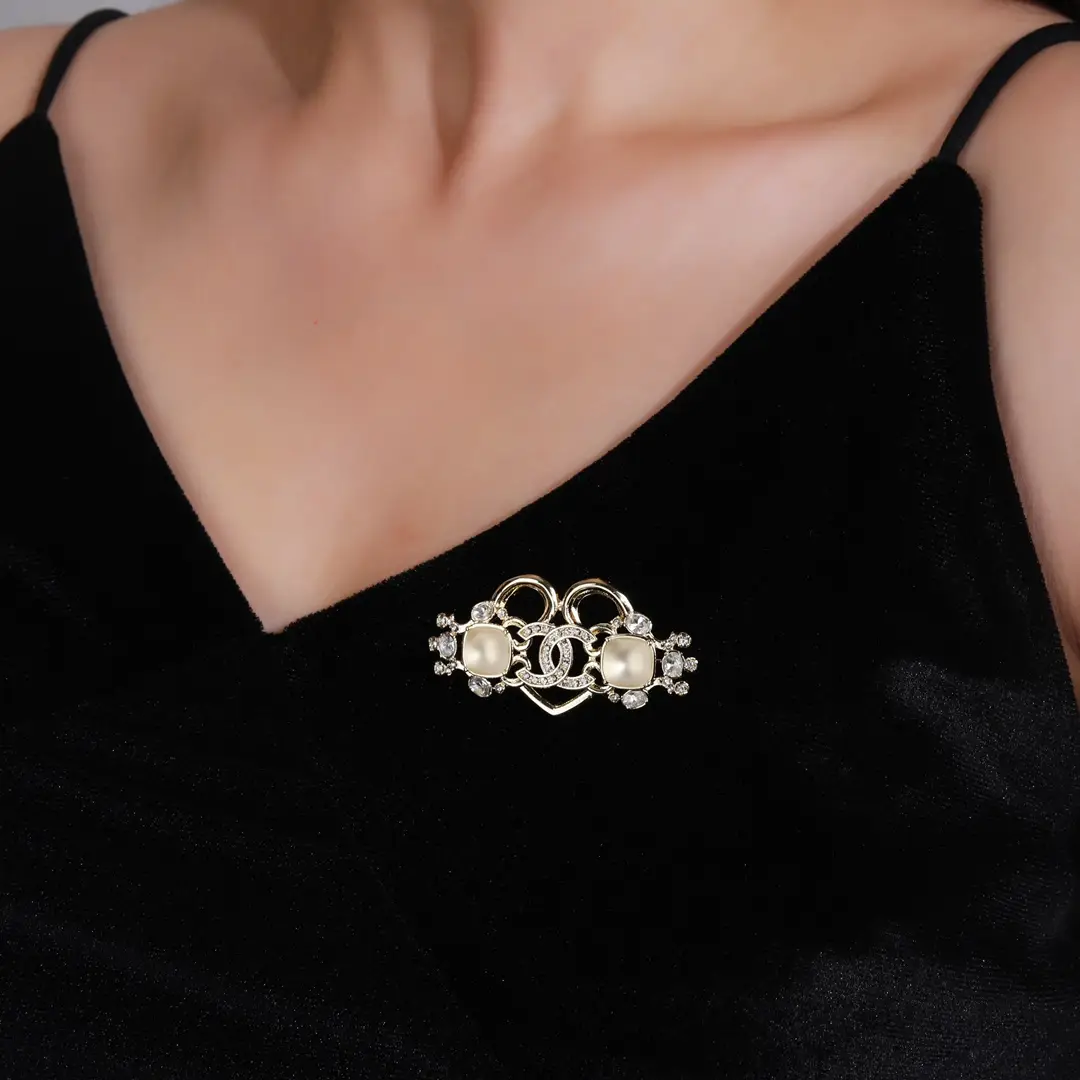 Chanel Heart Brooch