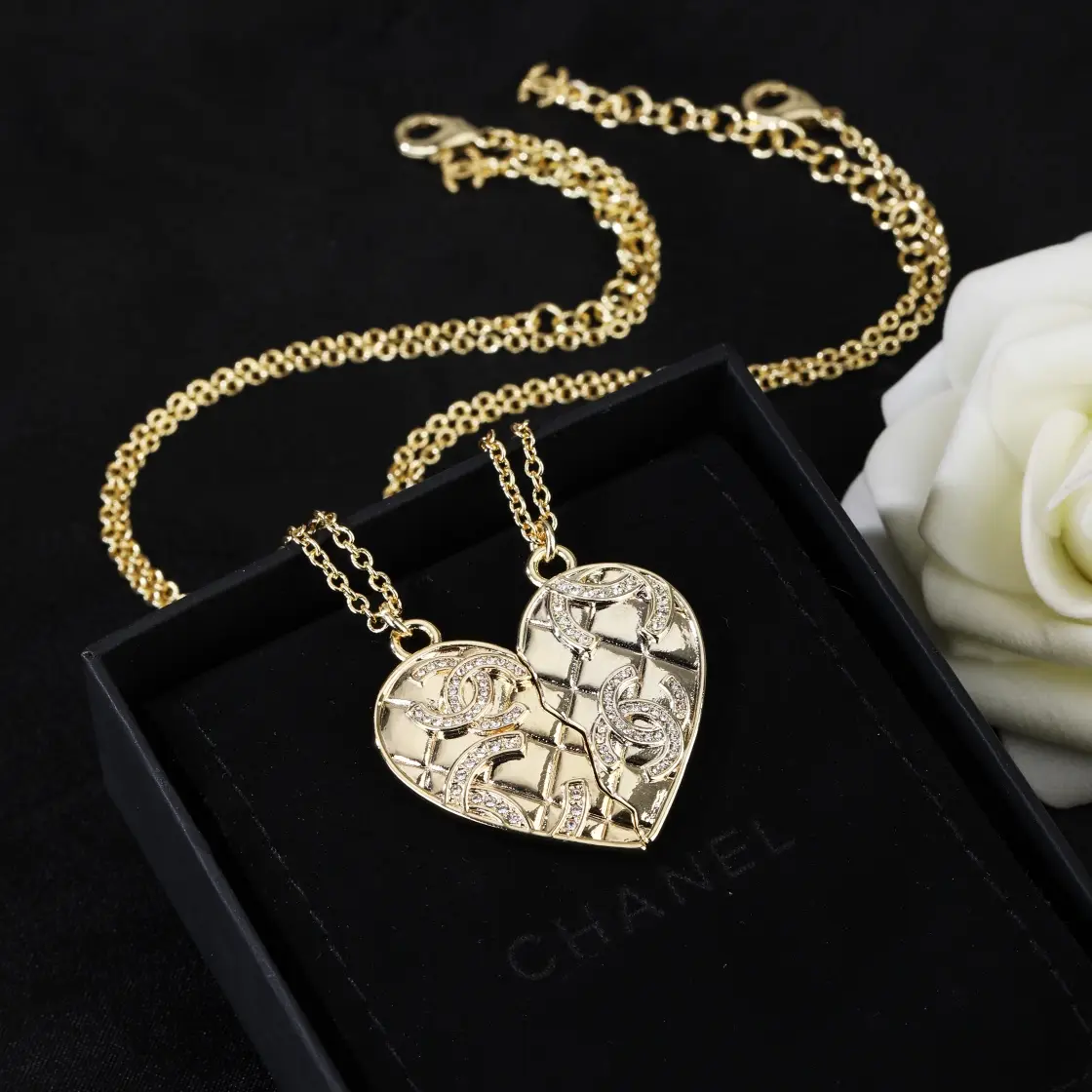 Chanel Heart Necklace