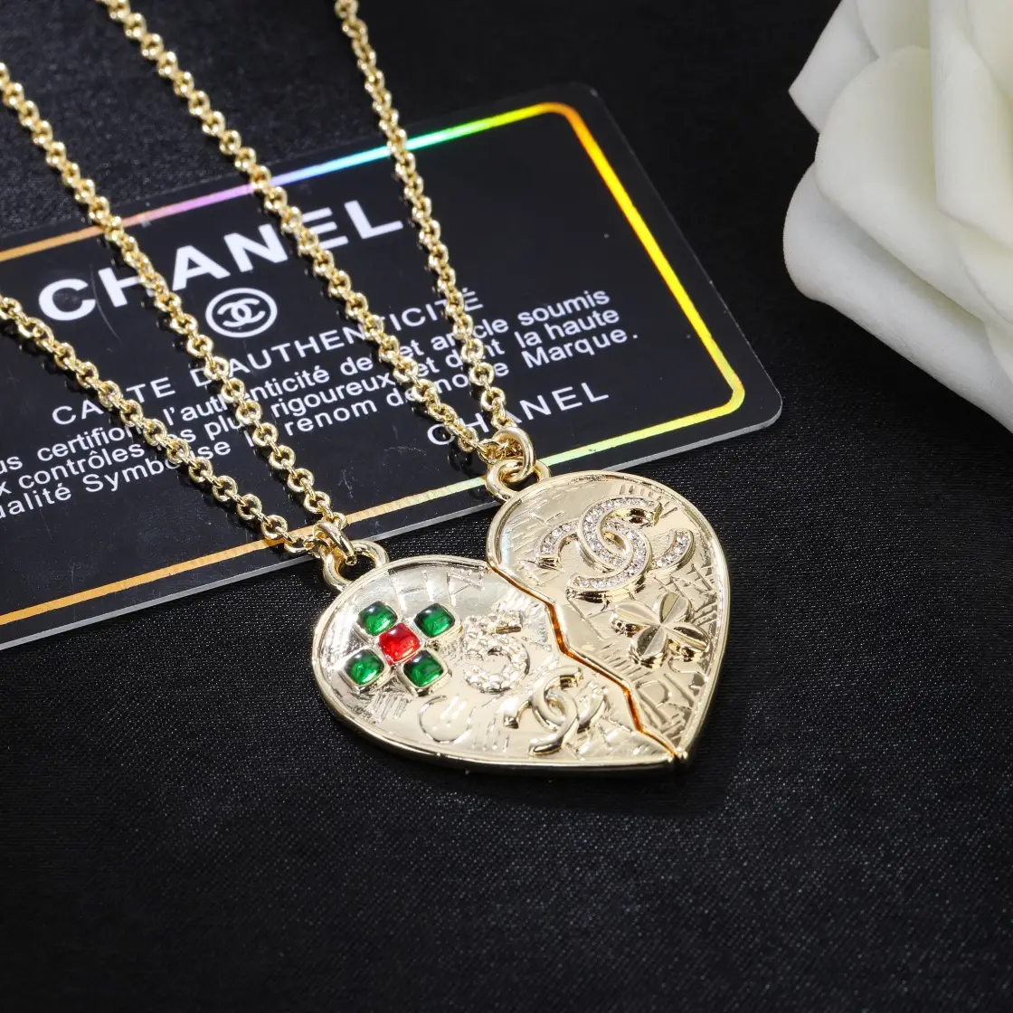 Chanel Heart Necklace