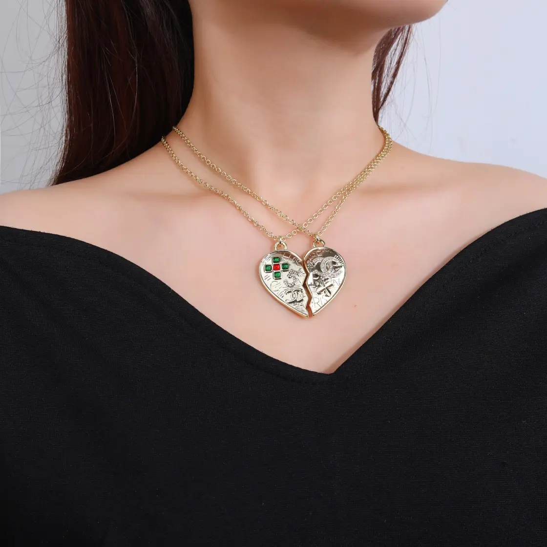 Chanel Heart Necklace