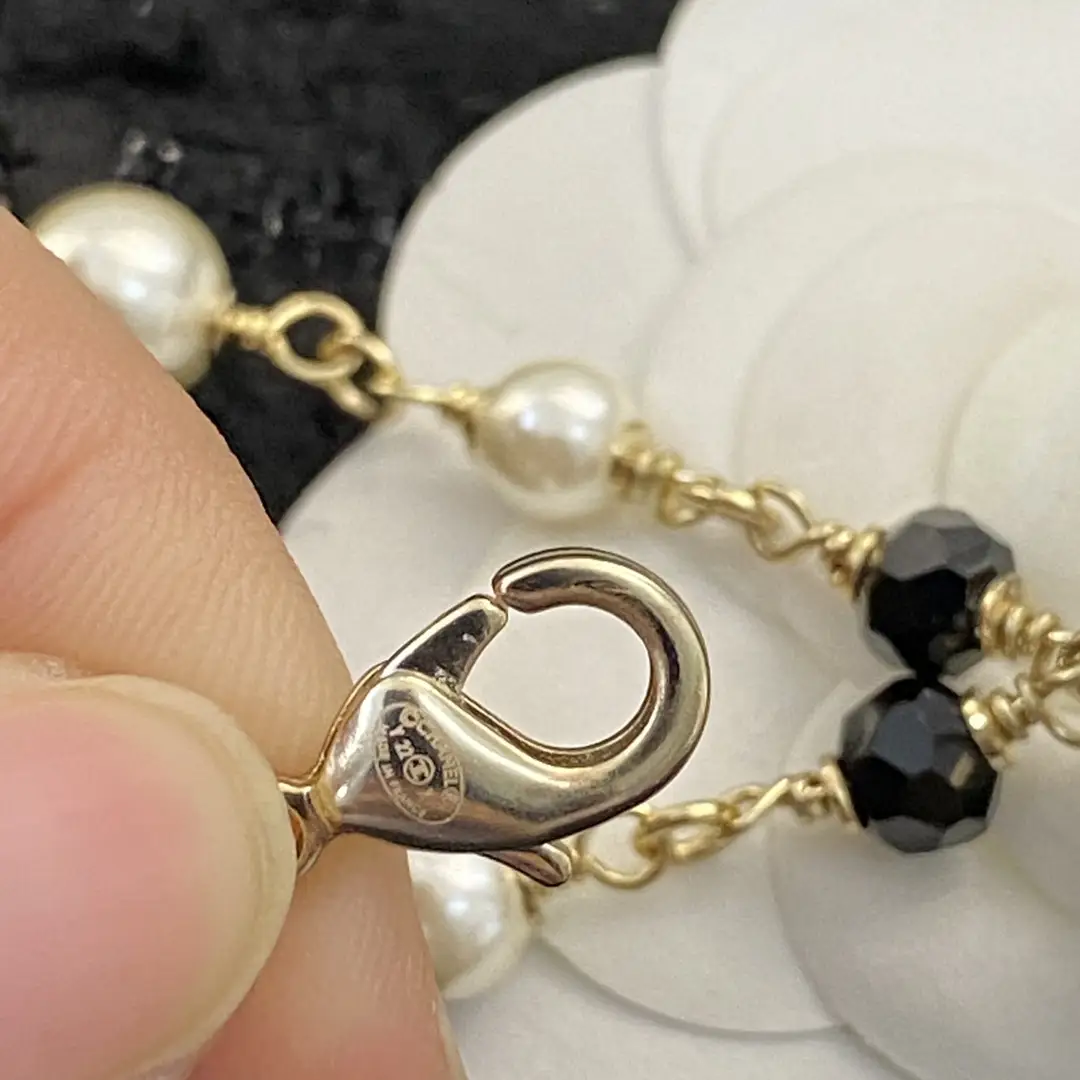 Chanel Pearl Heart Necklace