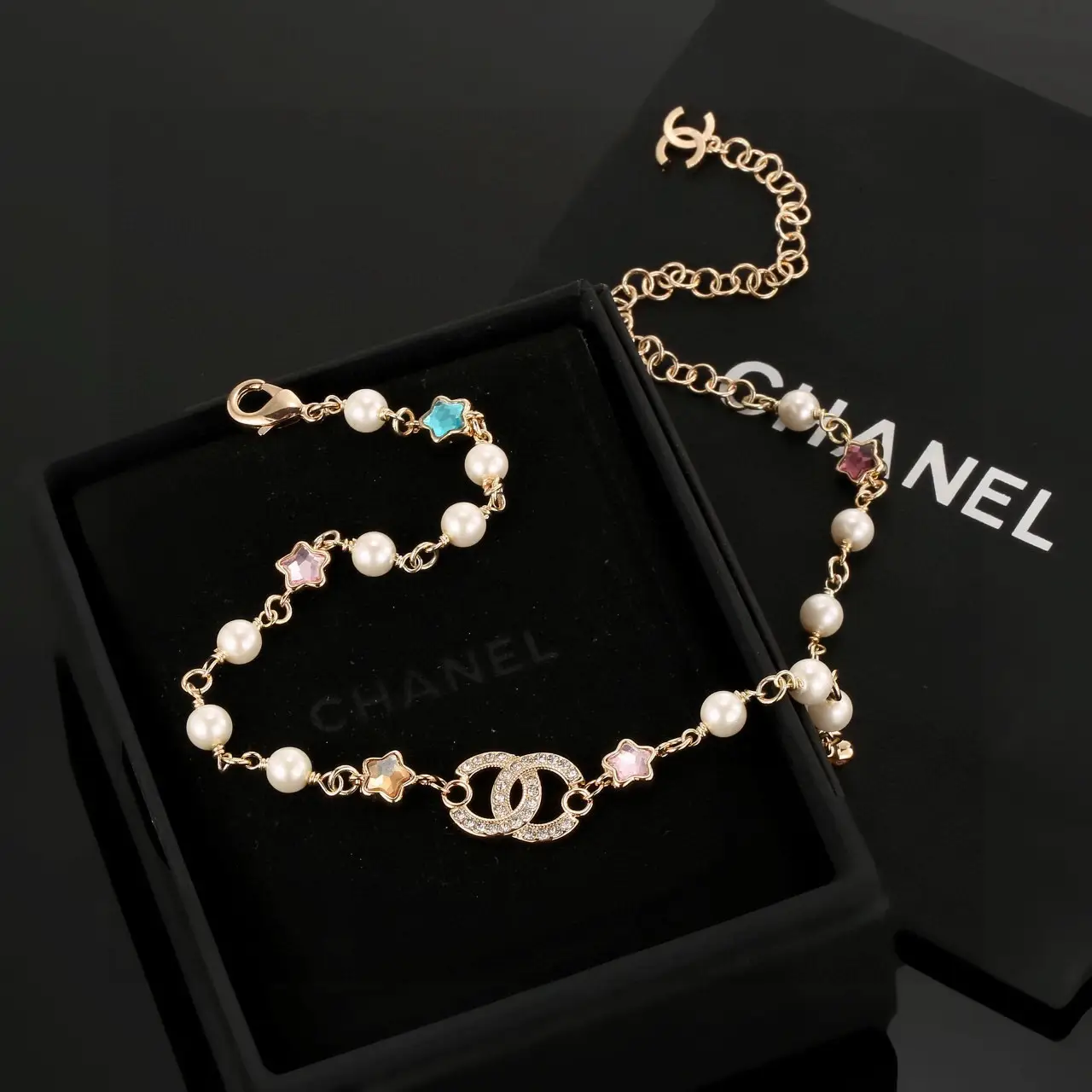 Chanel Pearl Motif Necklace
