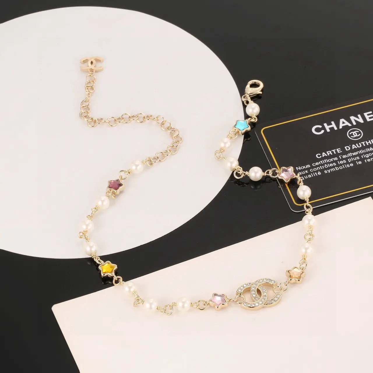 Chanel Pearl Motif Necklace