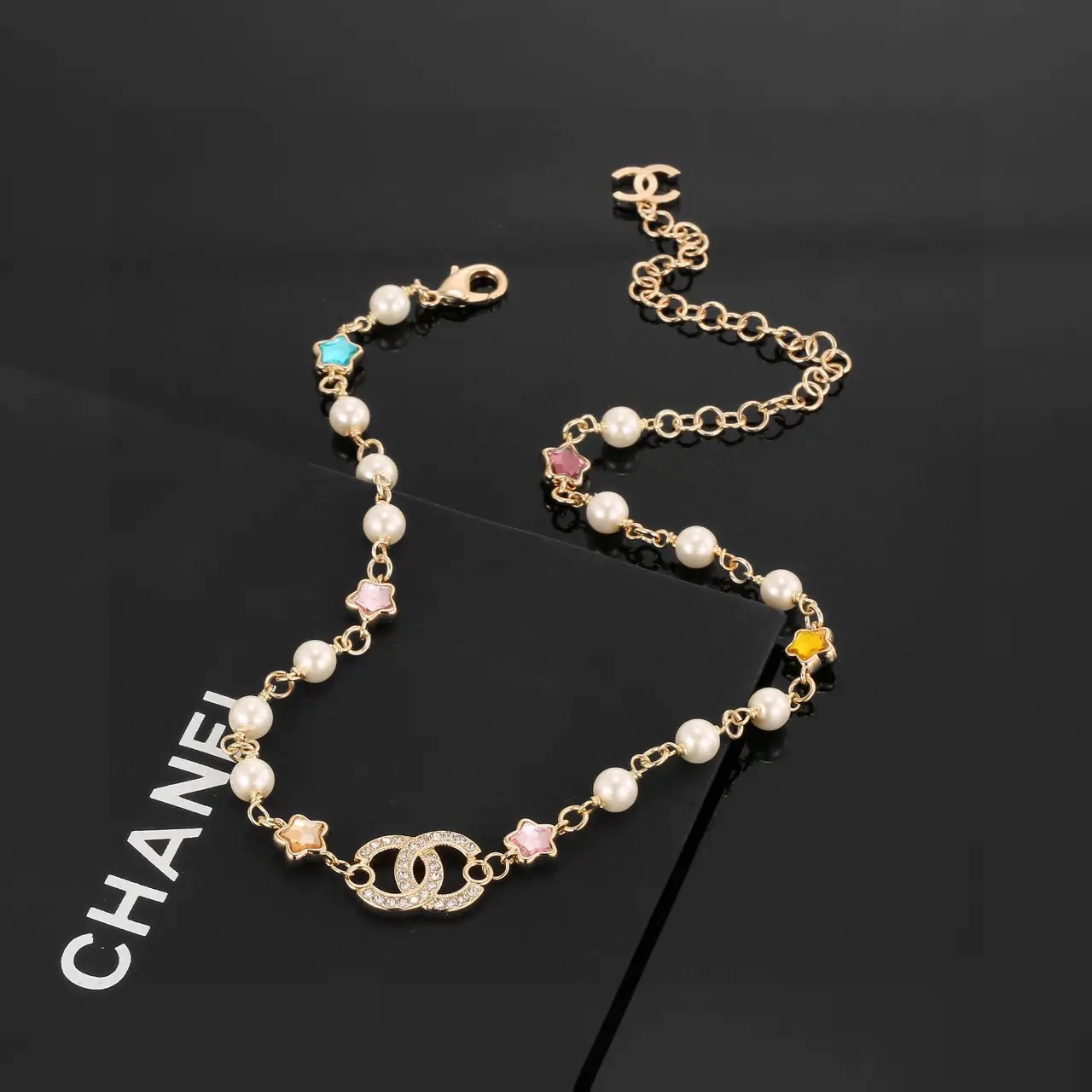 Chanel Pearl Motif Necklace