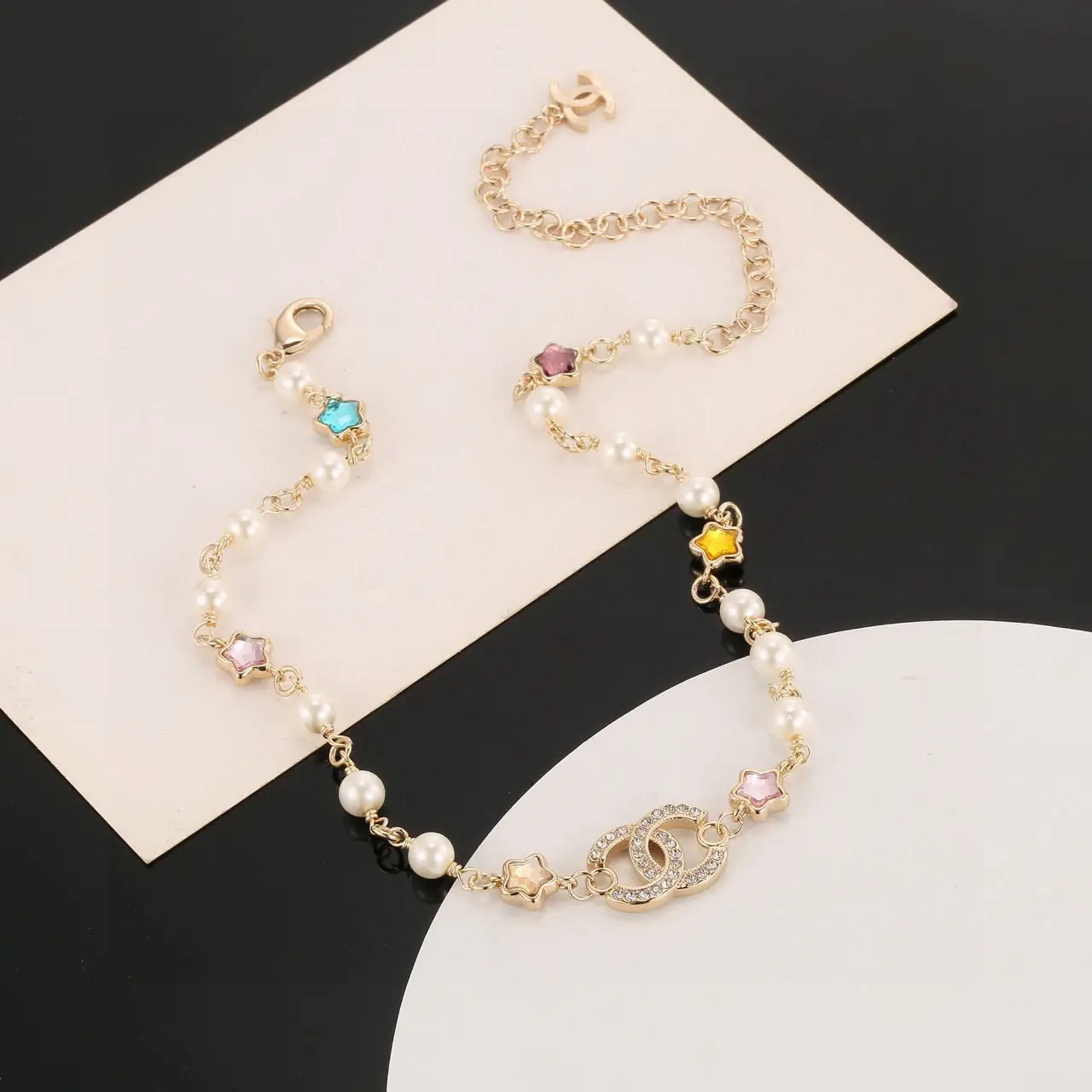 Chanel Pearl Motif Necklace