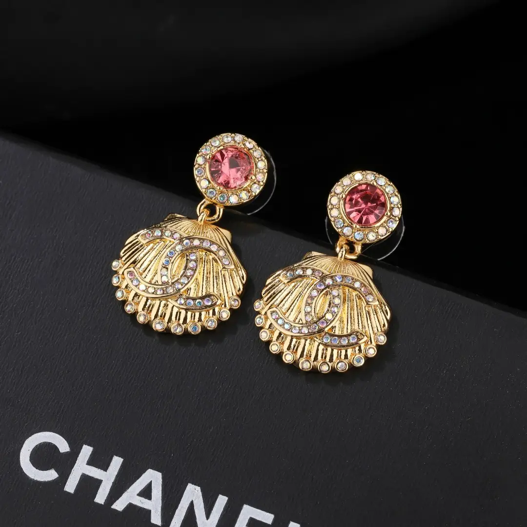 Chanel Shell Tiles Earrings