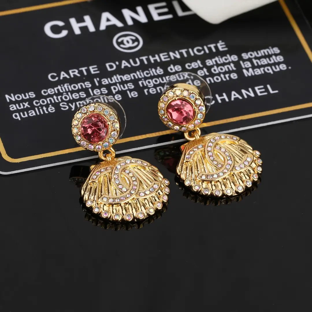 Chanel Shell Tiles Earrings