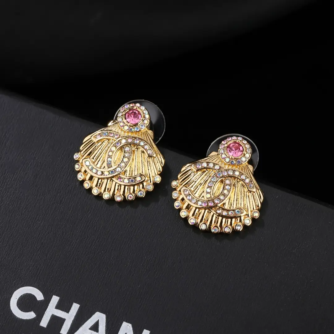 Chanel Shell Tiles Earrings