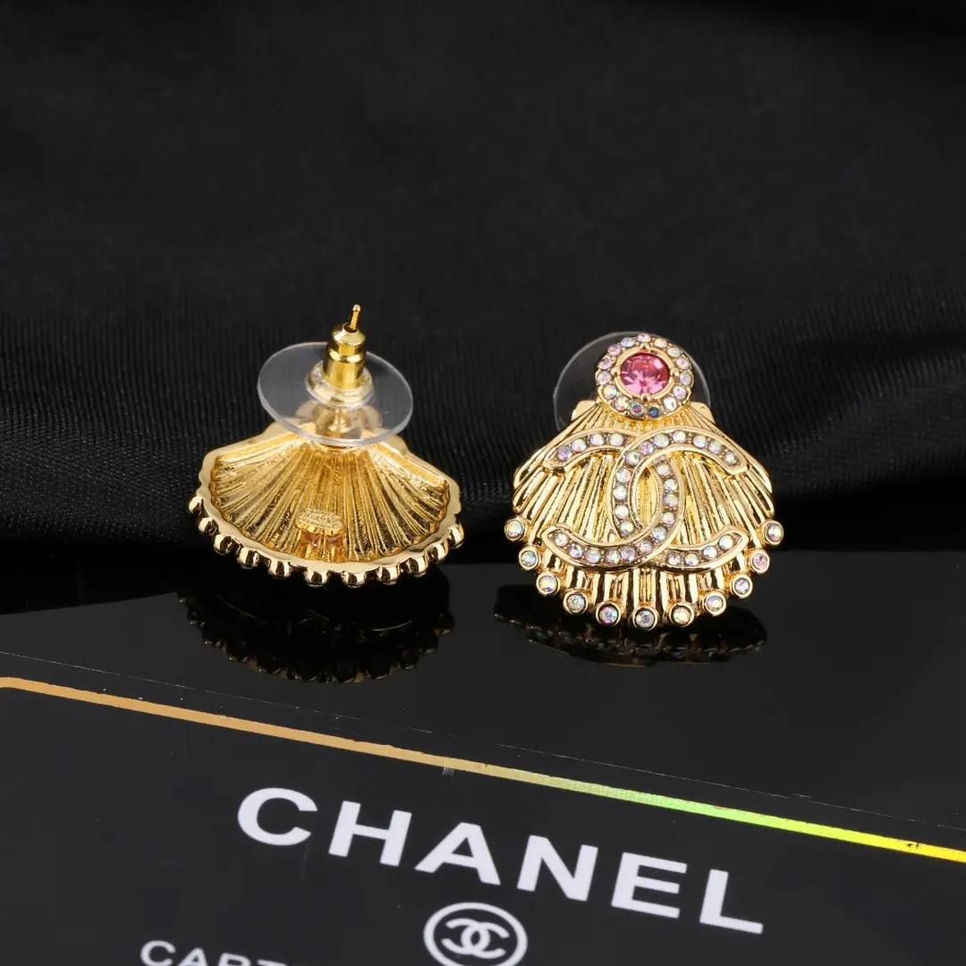 Chanel Shell Tiles Earrings