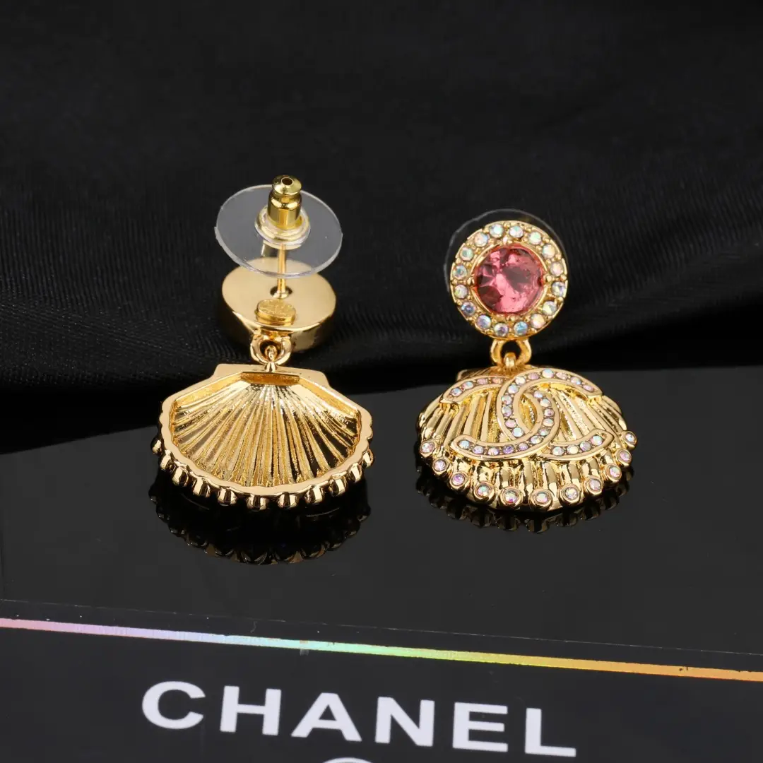 Chanel Shell Tiles Earrings
