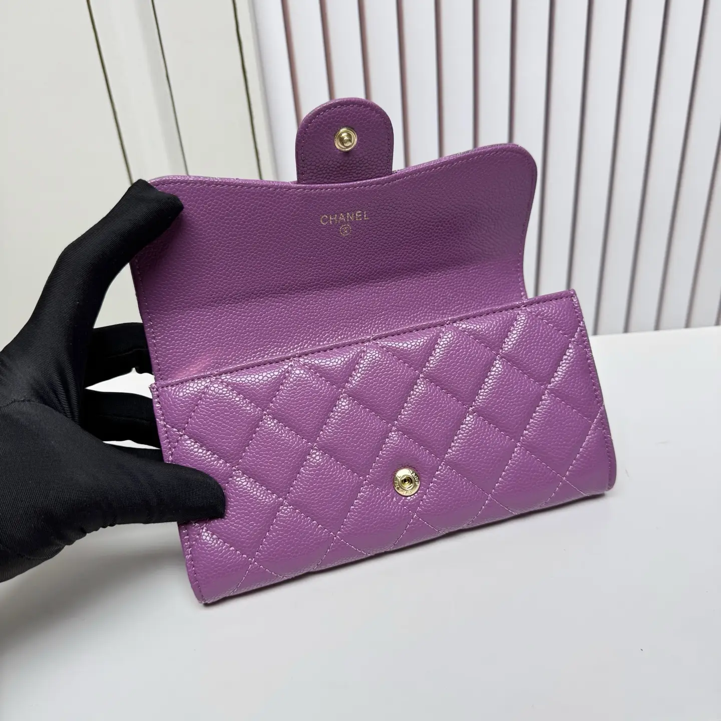 Chanel Wallet Purple