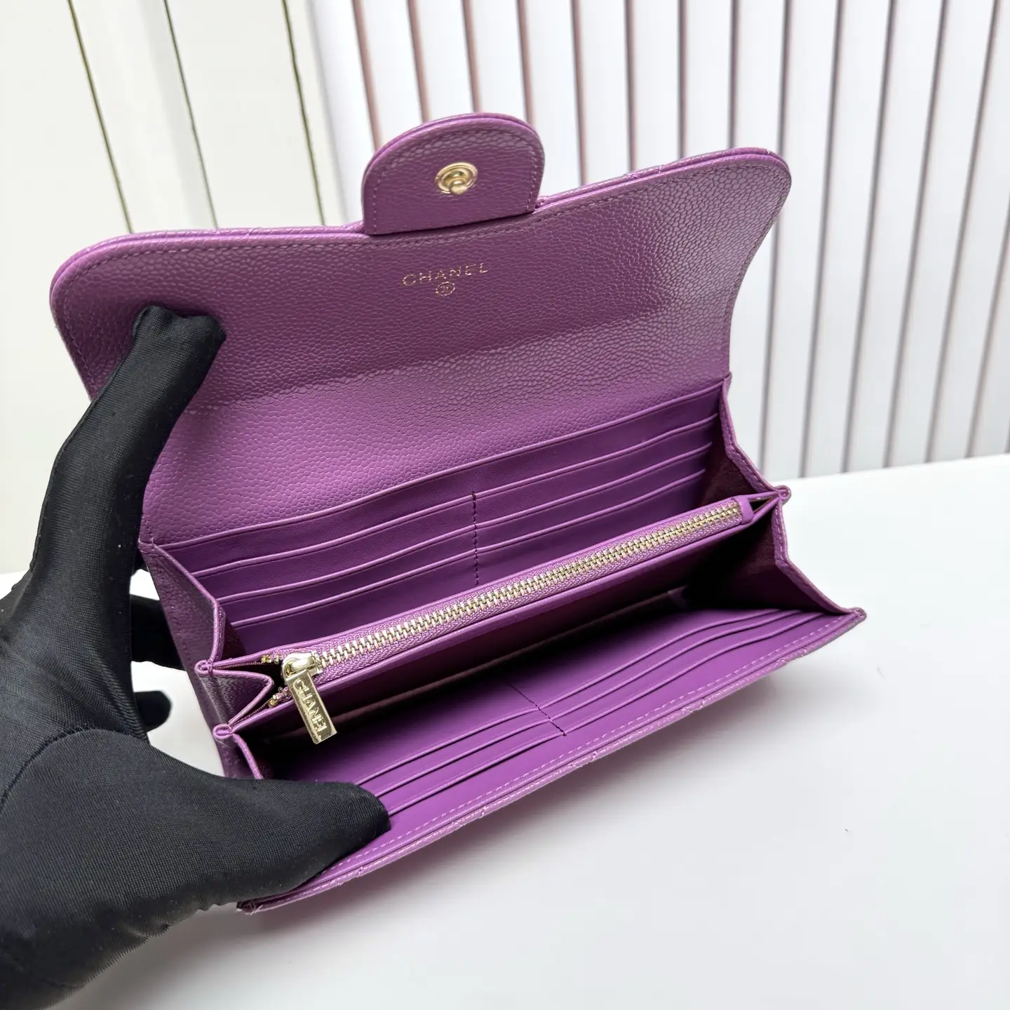 Chanel Wallet Purple