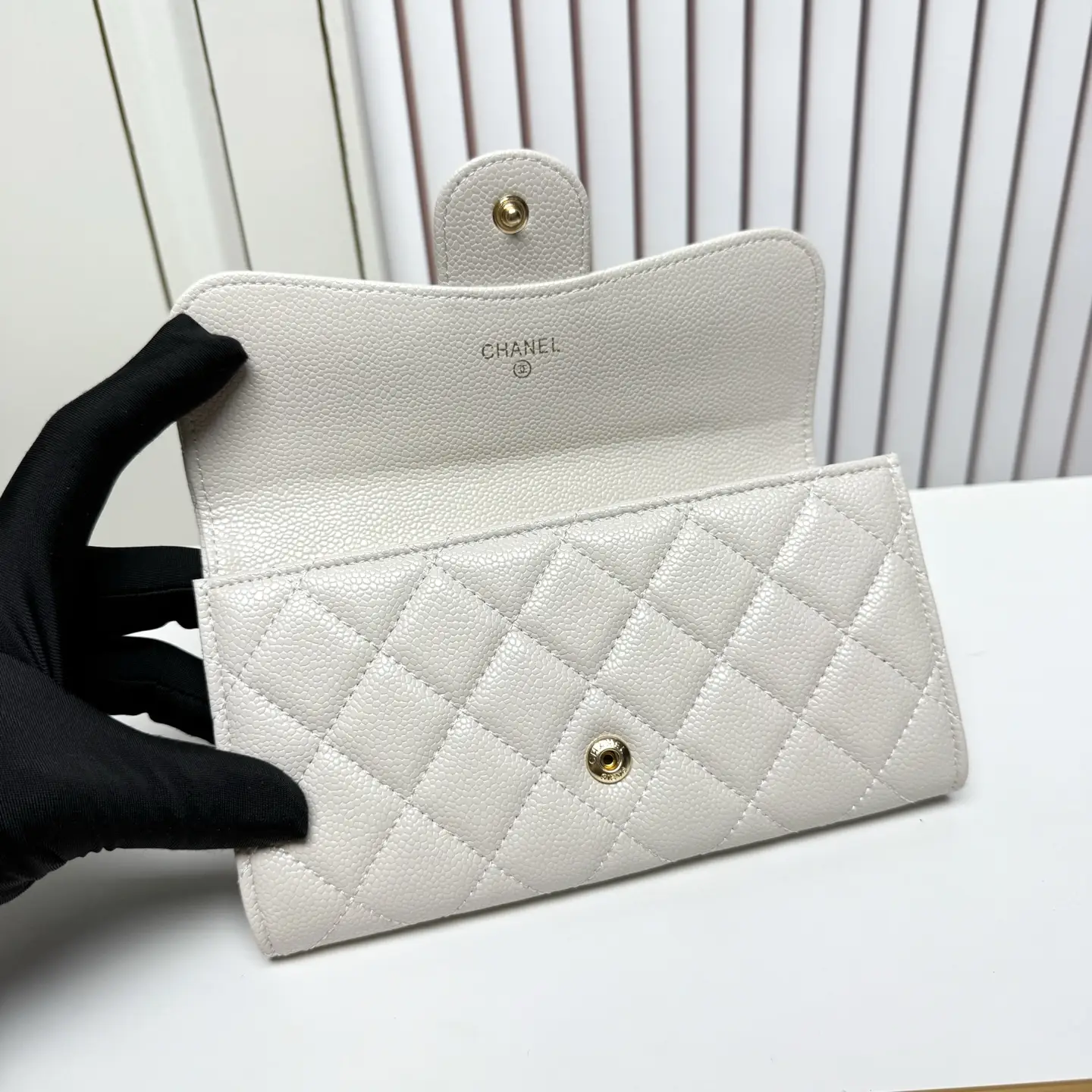 Chanel Wallet White