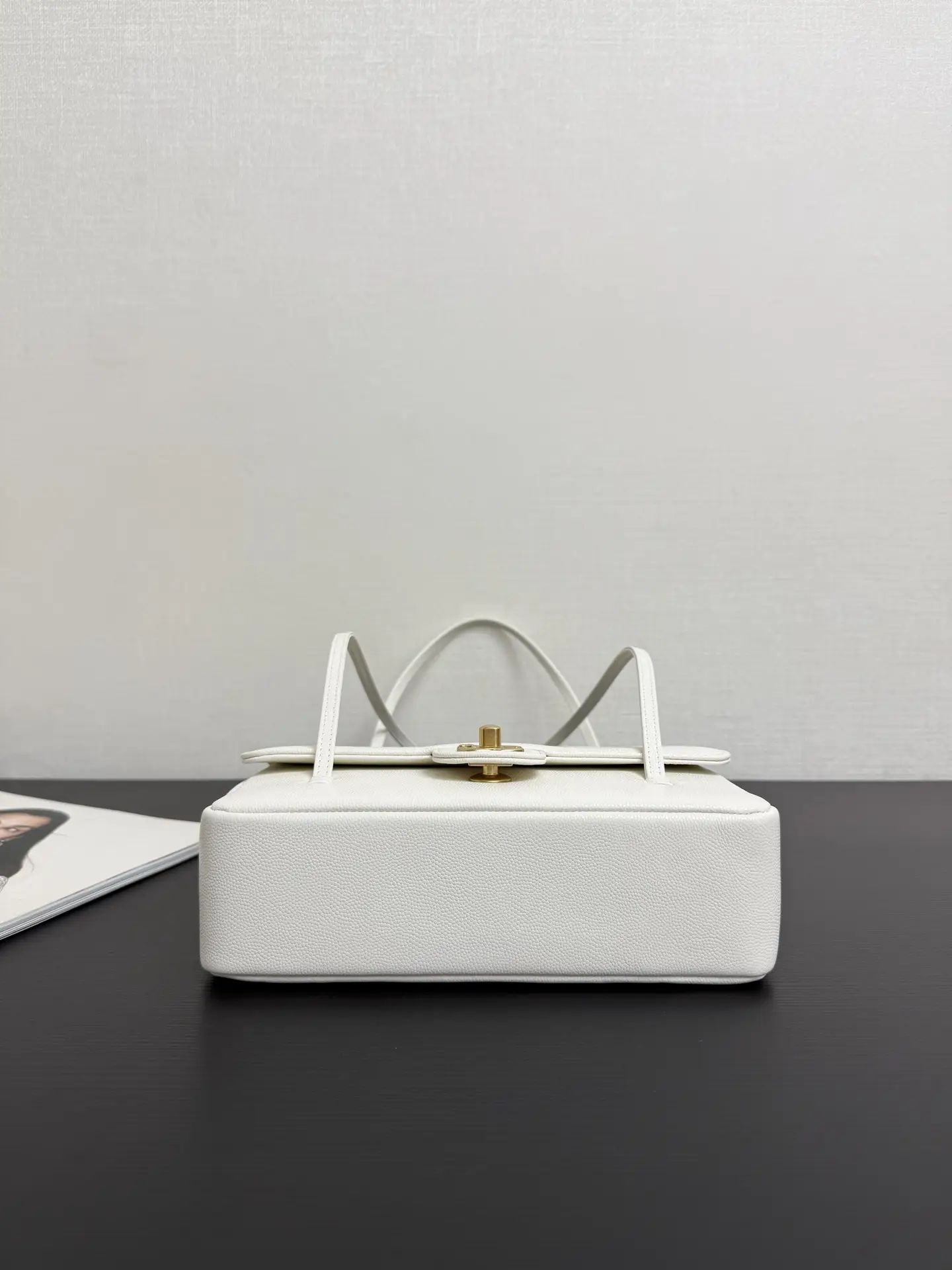 Chanel 26P mini Preppy Coco white leather version