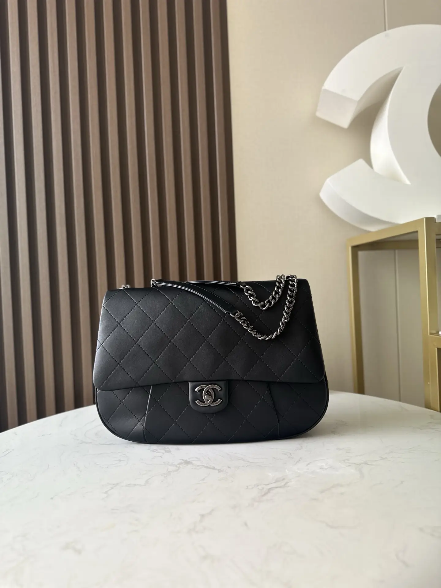 Chanel Vintage Flap Bag Black 