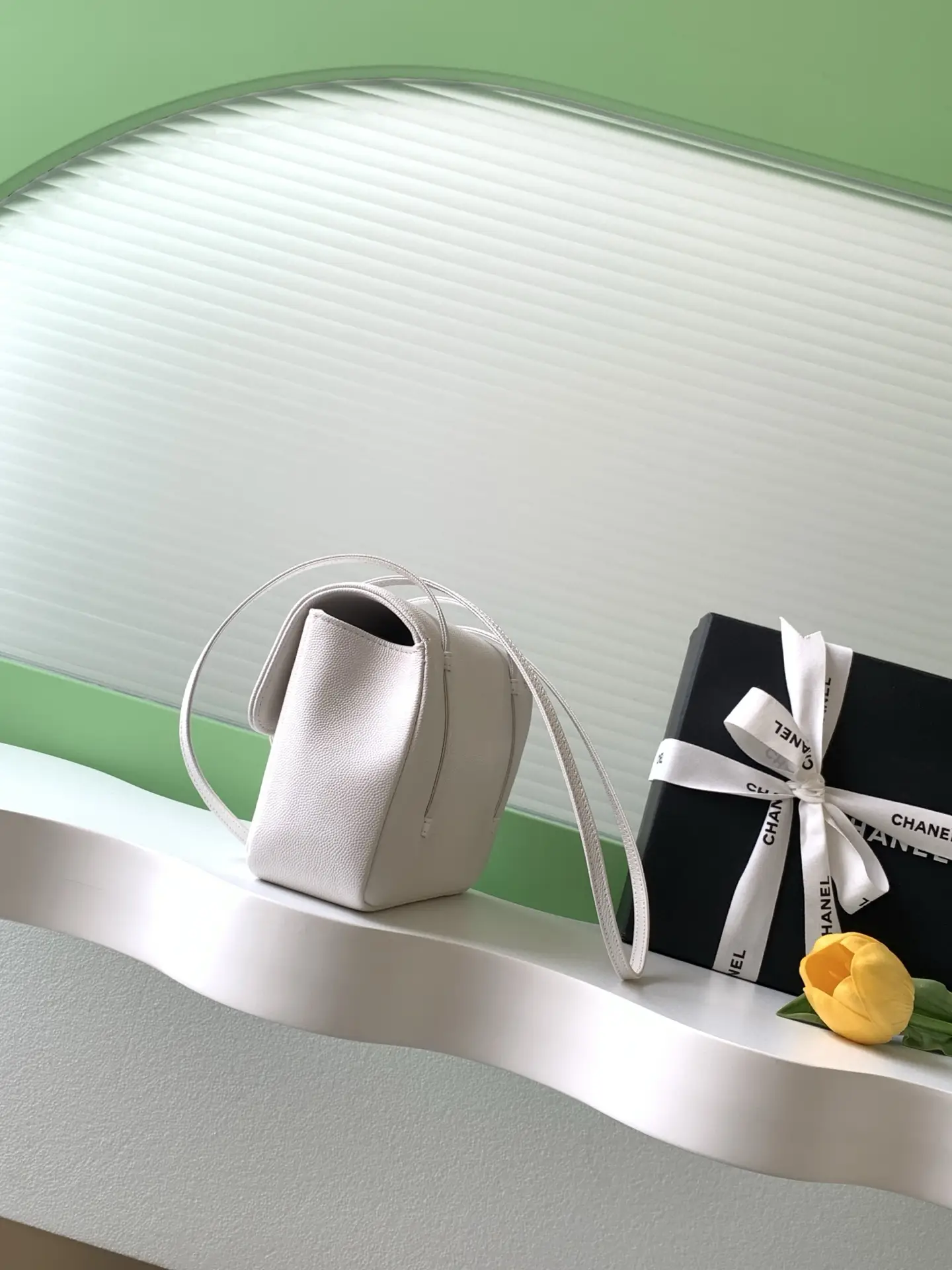 Chanel Small Flap Bag AP6130 White