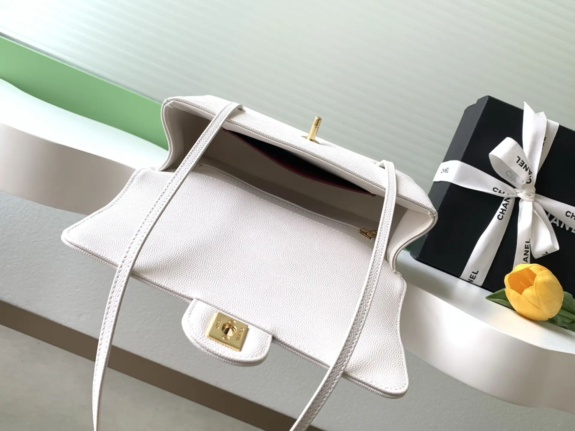 Chanel Small Flap Bag AP6130 White