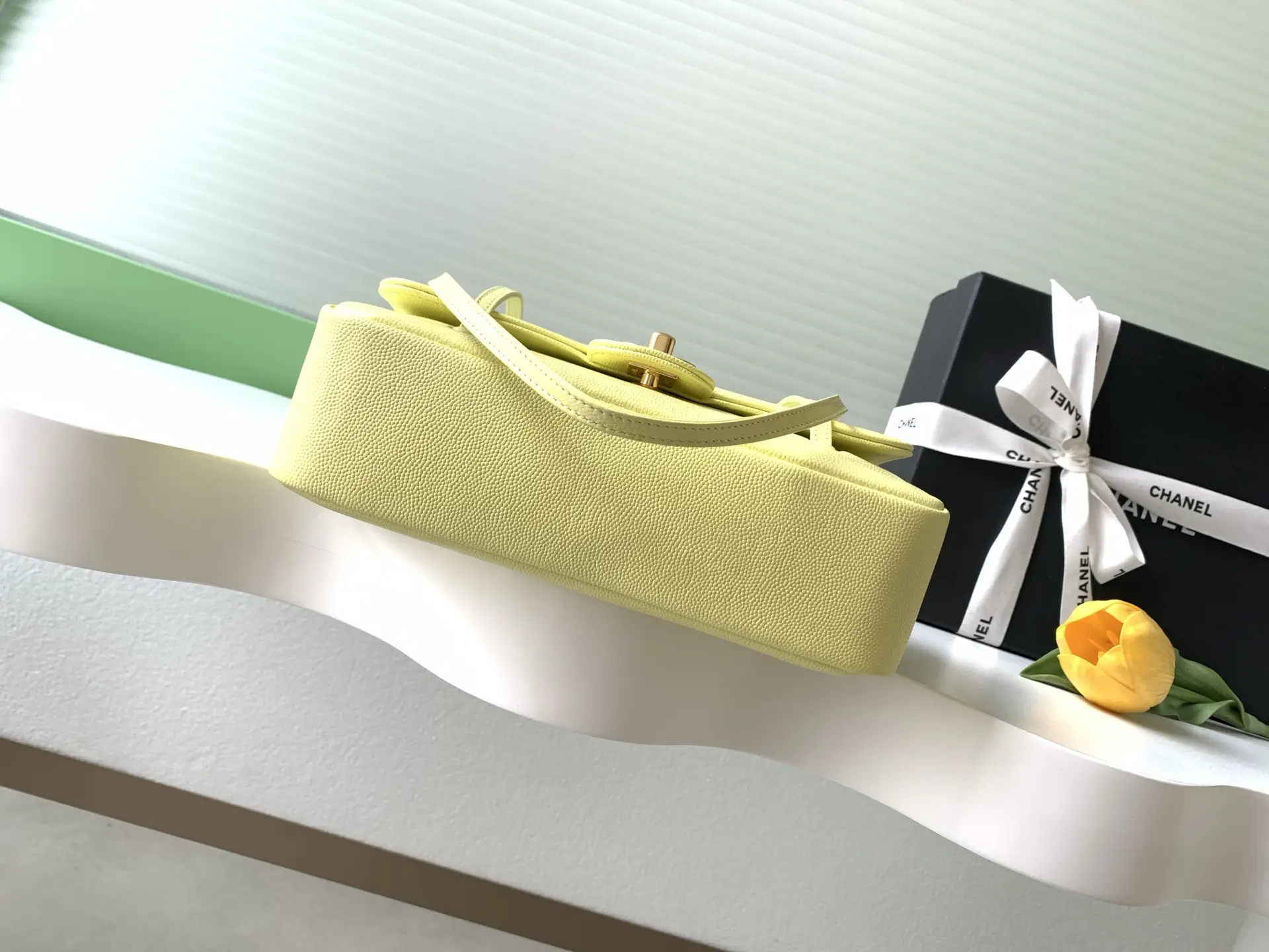 Chanel Small Flap Bag AP6130 Yellow