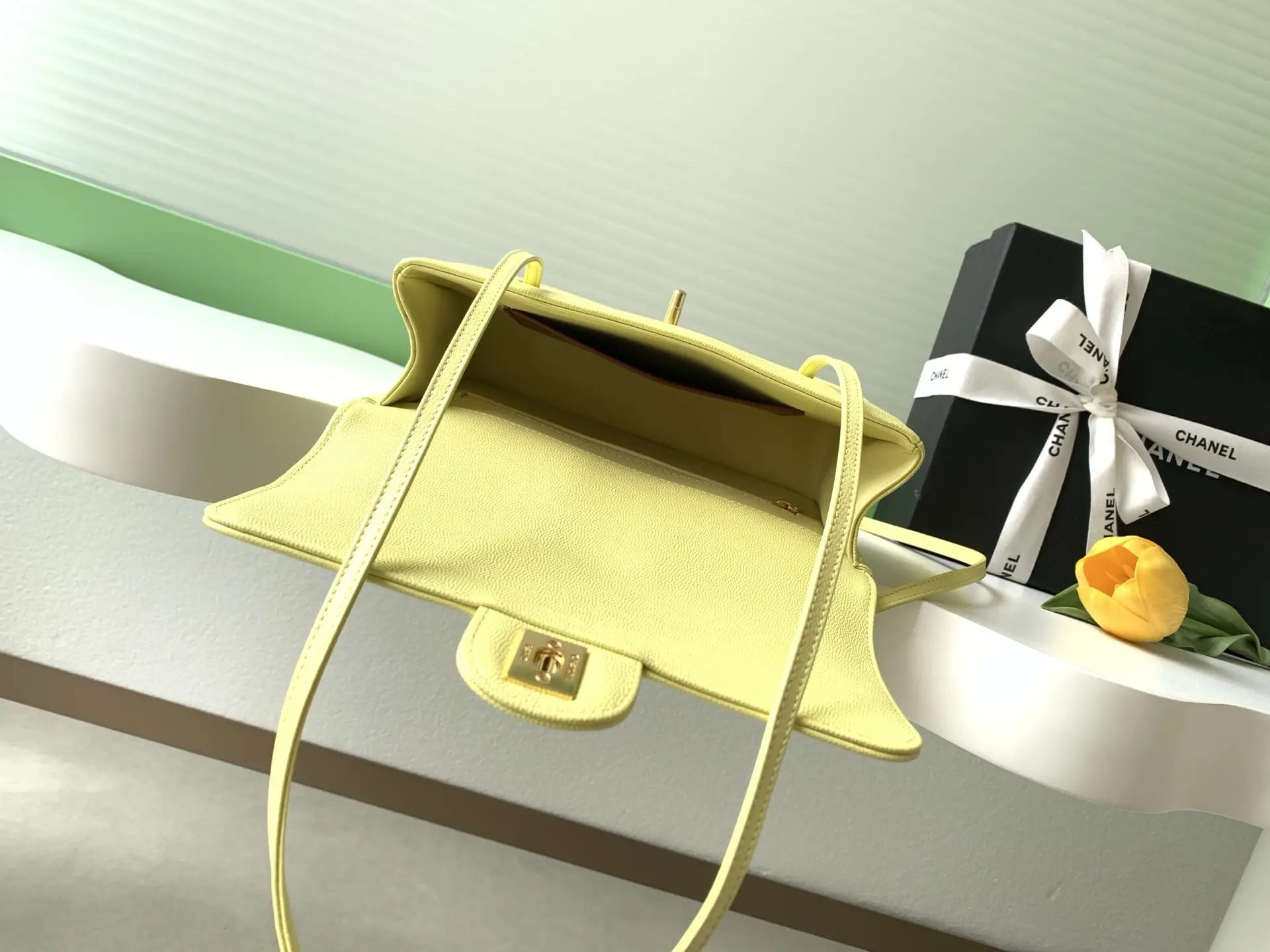 Chanel Small Flap Bag AP6130 Yellow