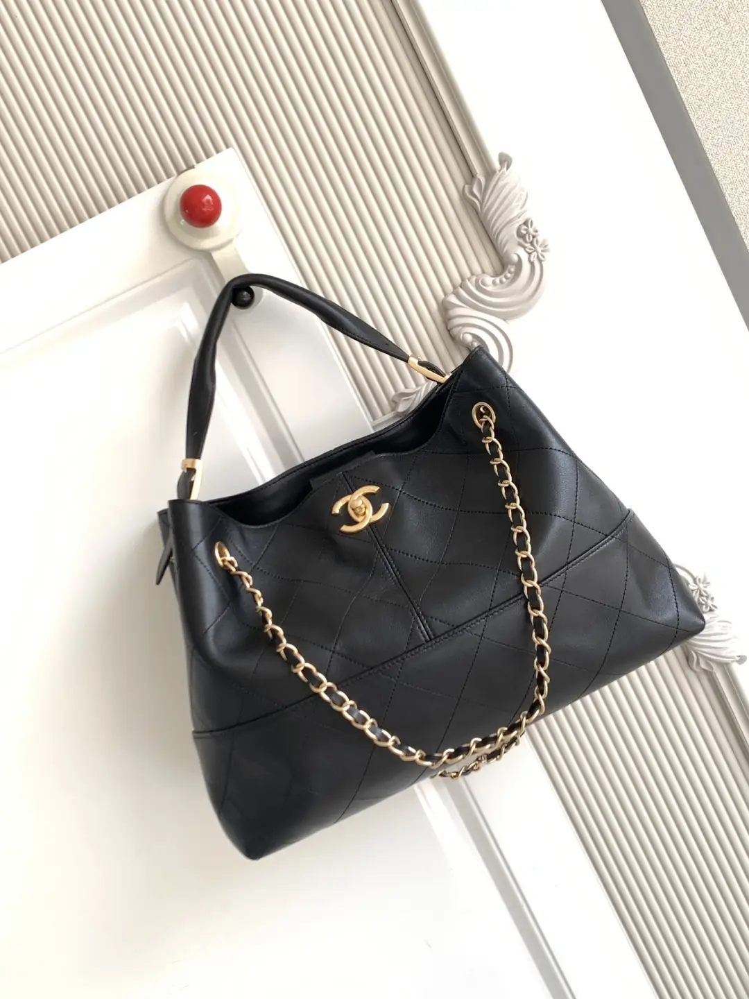 Chanel Small Shopping Bag AS5634 Black