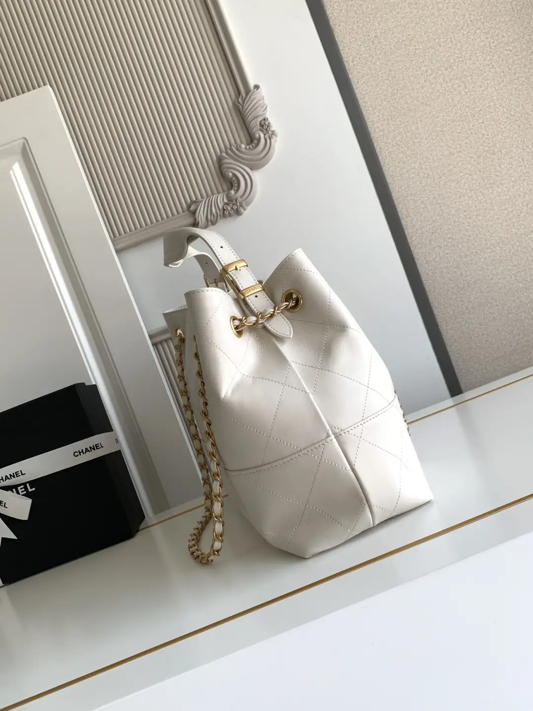 Chanel Small Shopping Bag AS5634 White