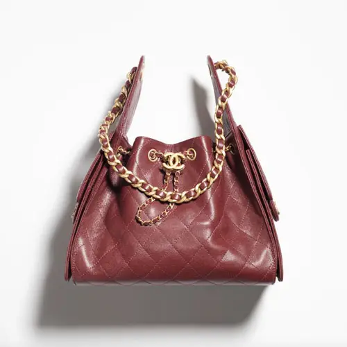Chanel 25 Small Handbag Burgundy