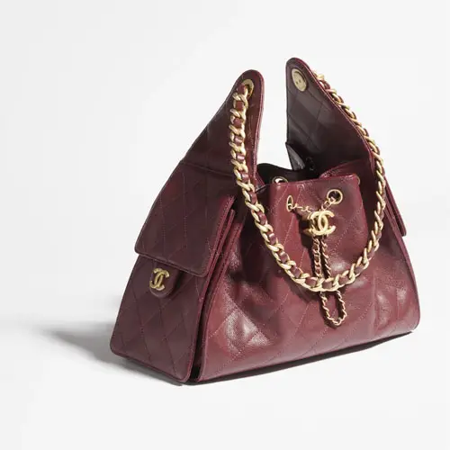 Cheap Chanel 25 Small Handbag Burgundy